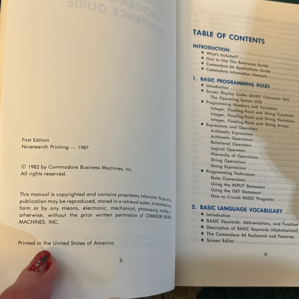 Commodore 64 Programmer’s Reference Guide - Picture 6 of 6